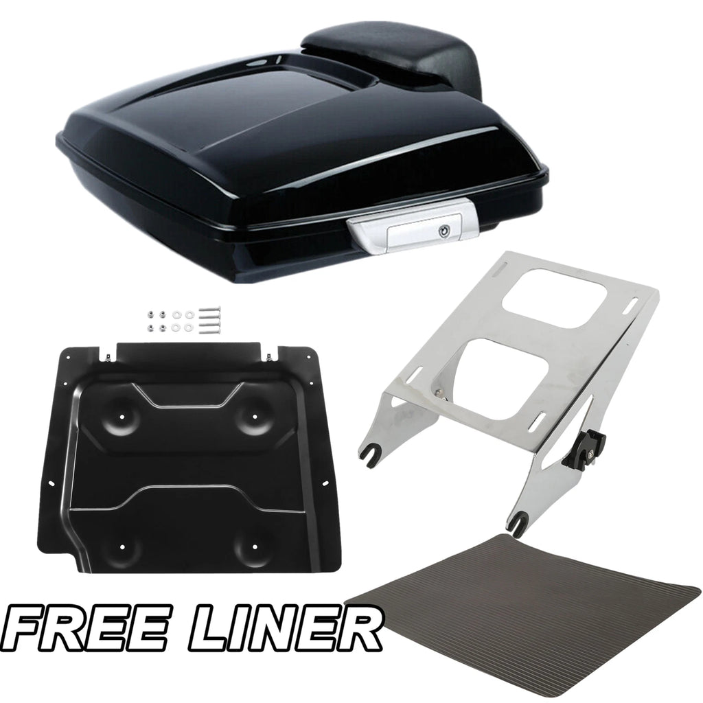 Razor Pack Trunk Backrest Mount Rack for Harley Road Glide (2014–2023)