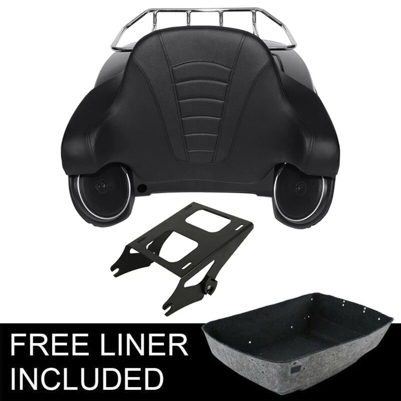 Trunk Pad Rail Speaker Mount for Harley Touring Road Glide (2014–2026)
