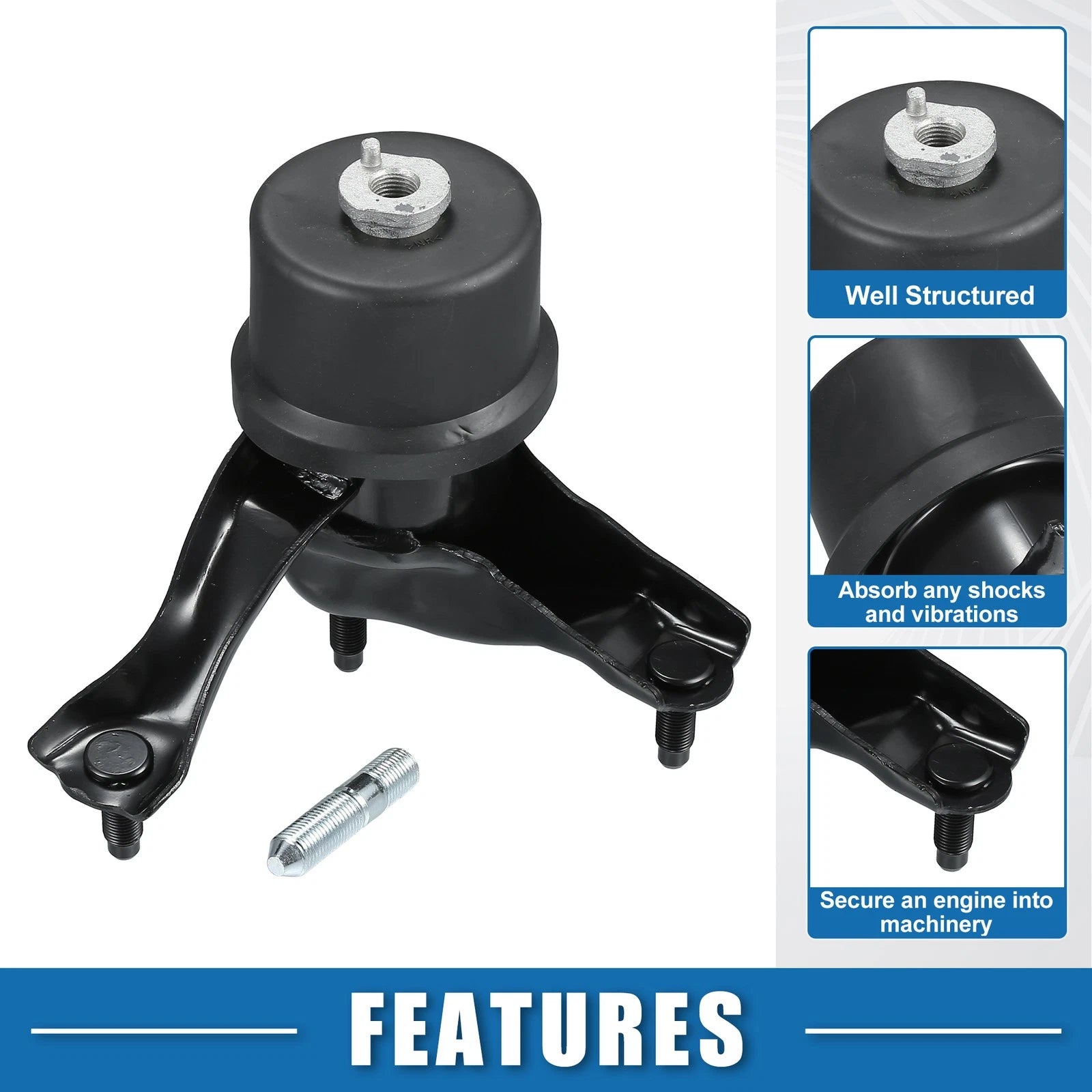 Engine Motor Mount Left for Toyota Camry (2007–2011) 12345-67890