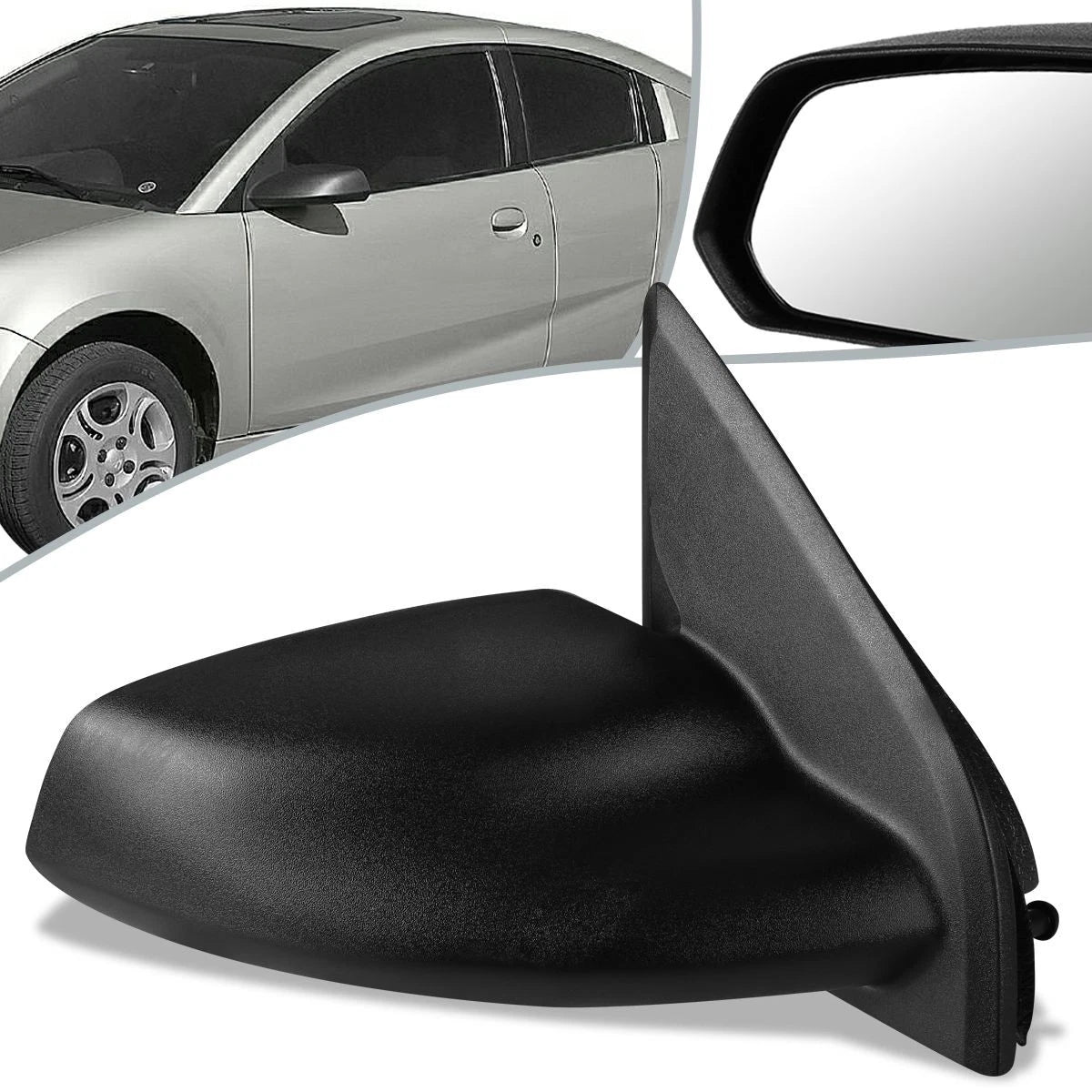 Power Side View Door Mirror Right for Saturn Ion Sedan (2003–2007) GM1321267