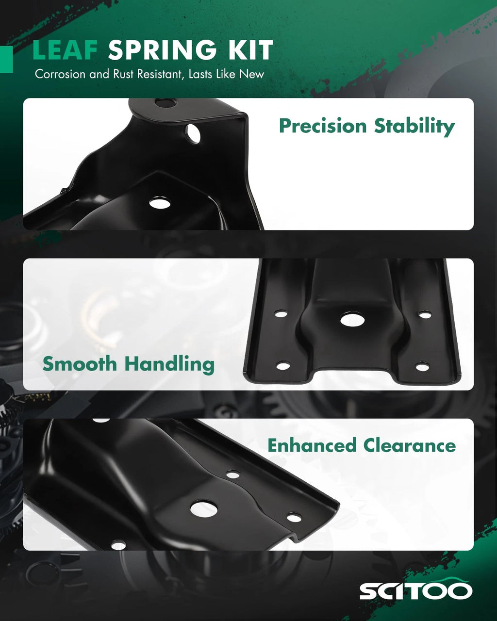 Leaf Spring Hanger Shackle Kit for Silverado Classic 1500 (1999–2007) 12474021