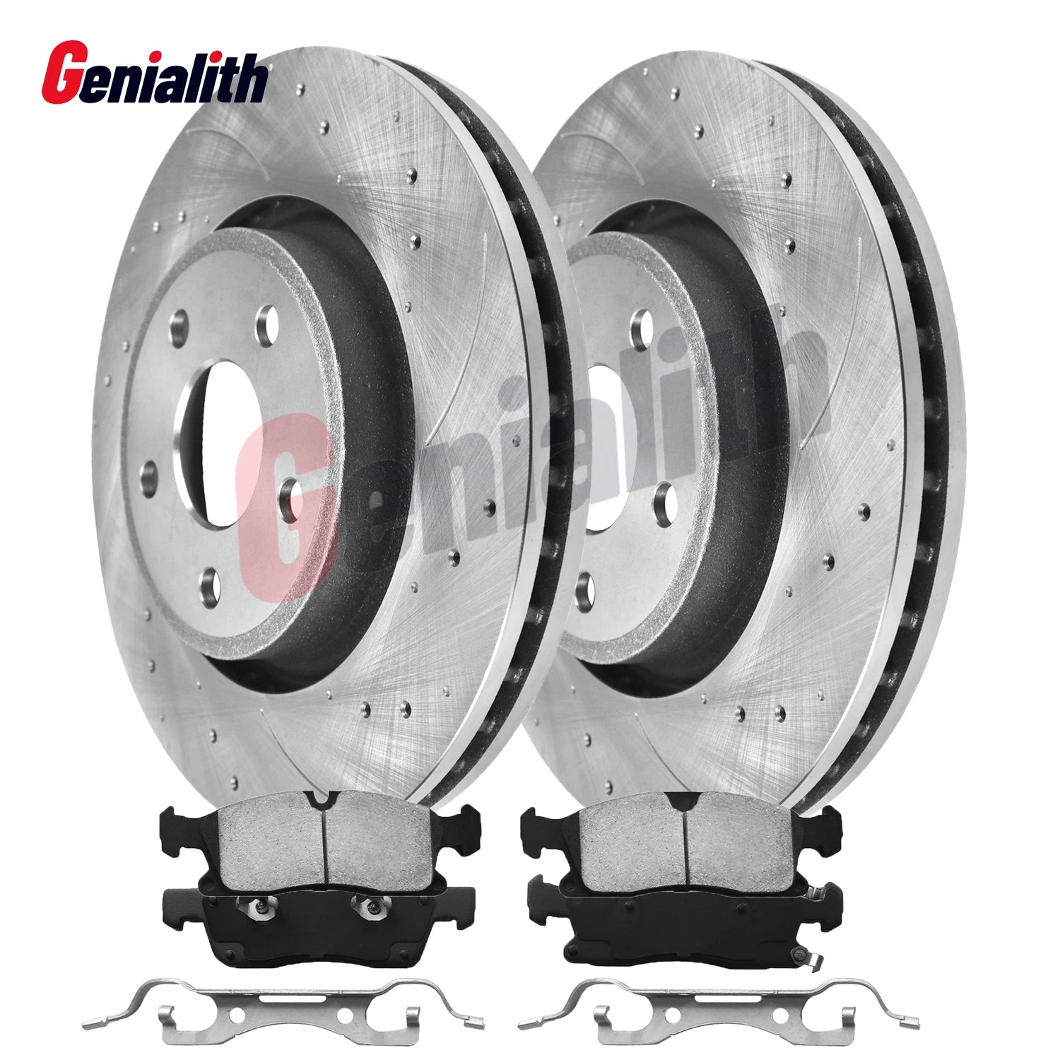 Front Rotors Brake Pad Set for Jeep Grand Cherokee, Dodge Durango (2011–2020)