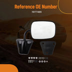 Manual Side Mirror Left for Chevrolet C3500 Silverado (1988–2000)