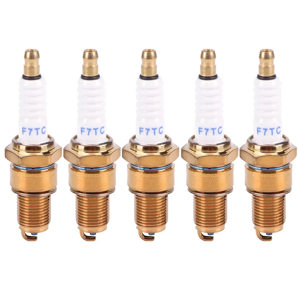 5Pcs F7TC Spark Plug for Honda GX120 GX160 GX200 GX240 GX270 GX340 168F 170F