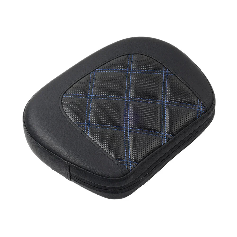 Black Rear Sissy Bar Backrest Pad for Harley Street Glide FLHX FLHXS (2006-2023)