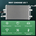 AC Condenser for Audi TT Quattro (2000–2006) / Volkswagen Golf Jetta (1999–2005)