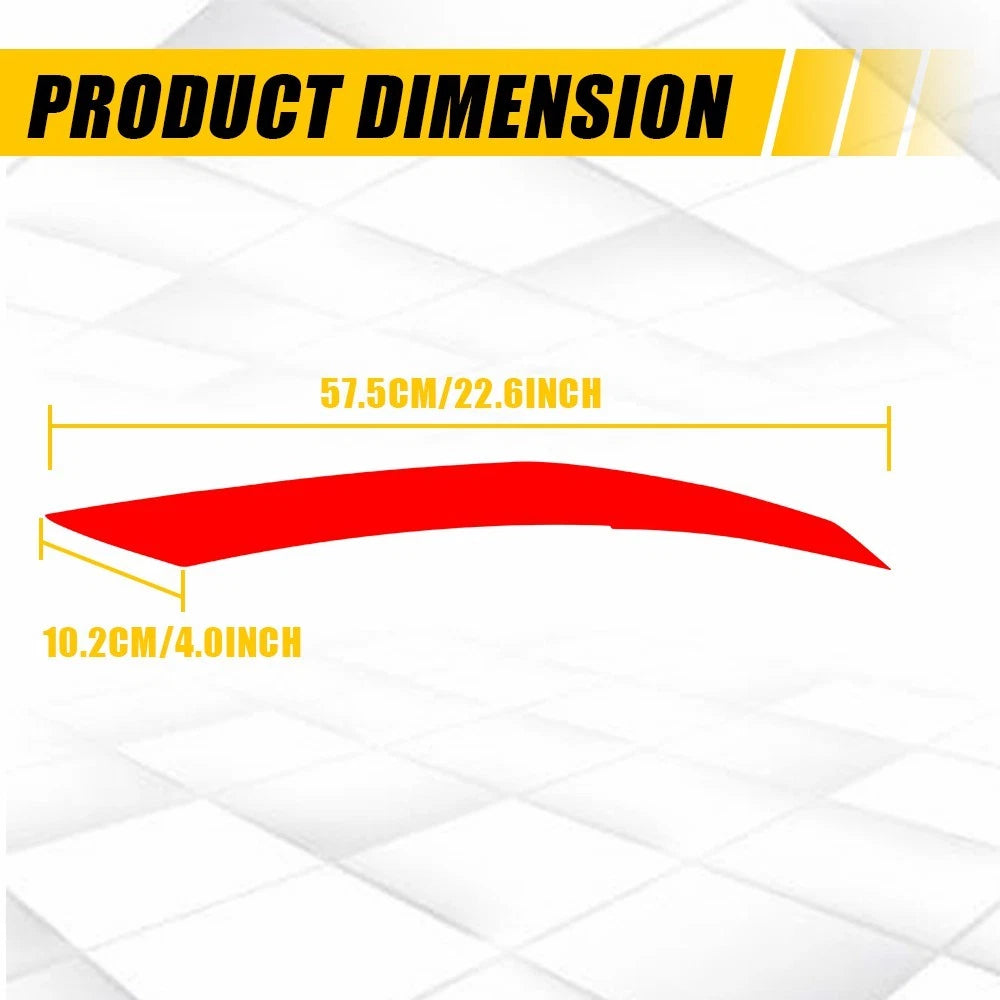 Red Headlight DRL Tint Overlay for Lexus IS (2021â2025)