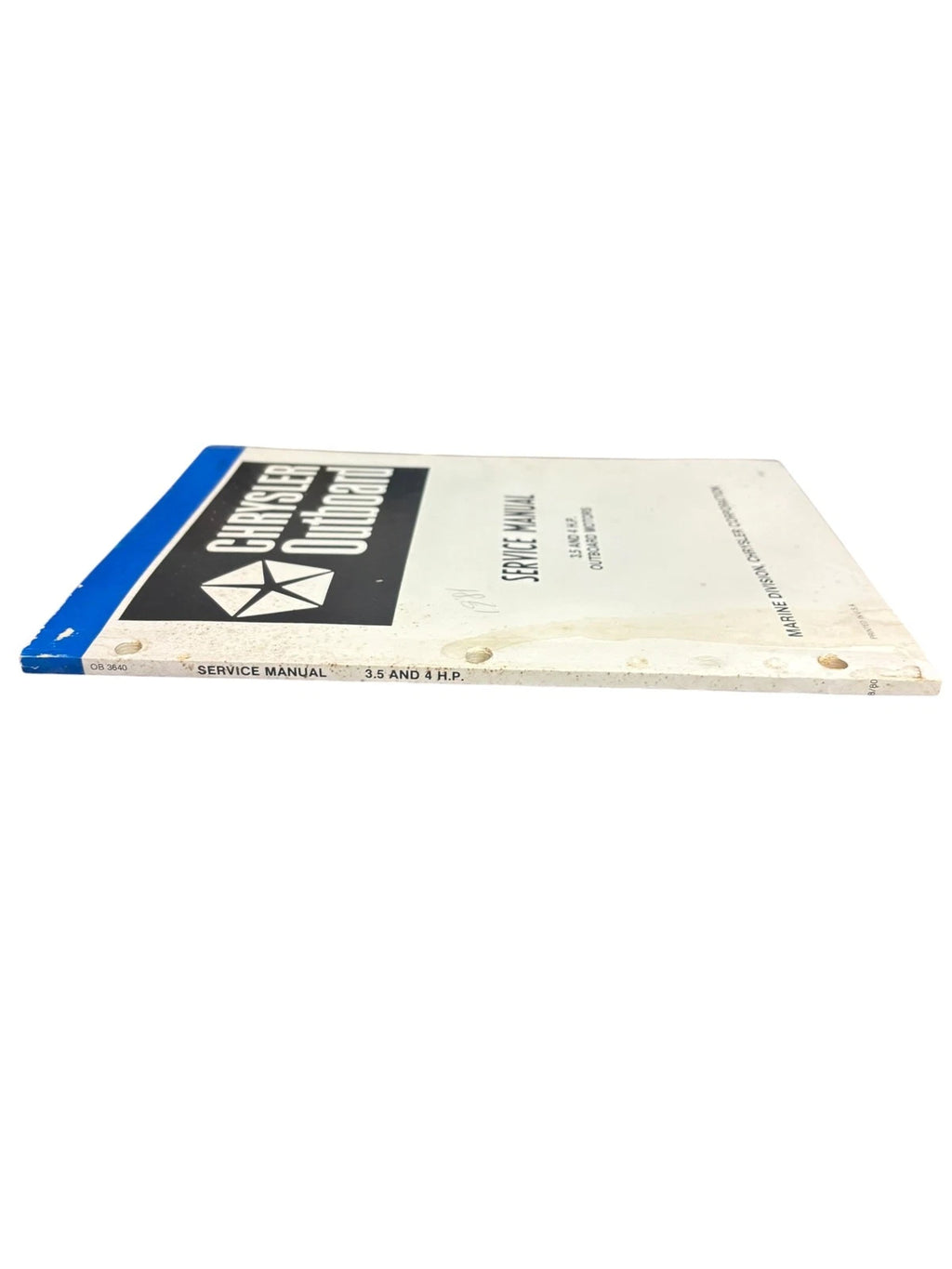 Service Manual for Chrysler Outboards OB3640 (3.5/4 HP)