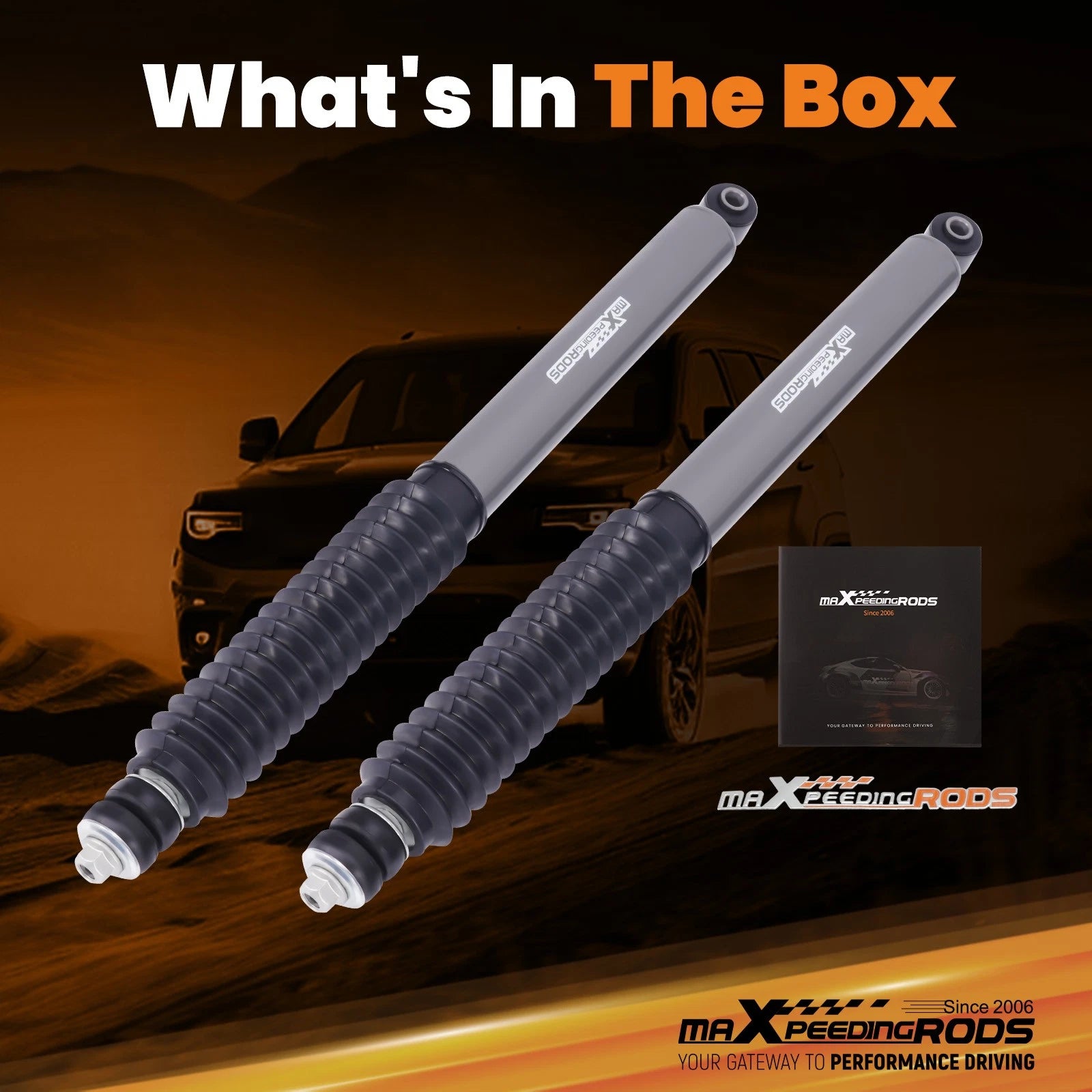 Front Lift Shock Pair for Dodge RAM 2500/3500 4WD (2003-2024)