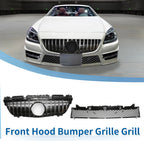Front Upper Bumper Grille for Mercedes-Benz SLK200 (2000–2004) Chrome