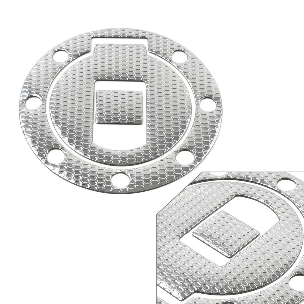 Silver Gas Tank Cap Cover Decal for Yamaha XJR400 1200 1300 (1994-2007)
