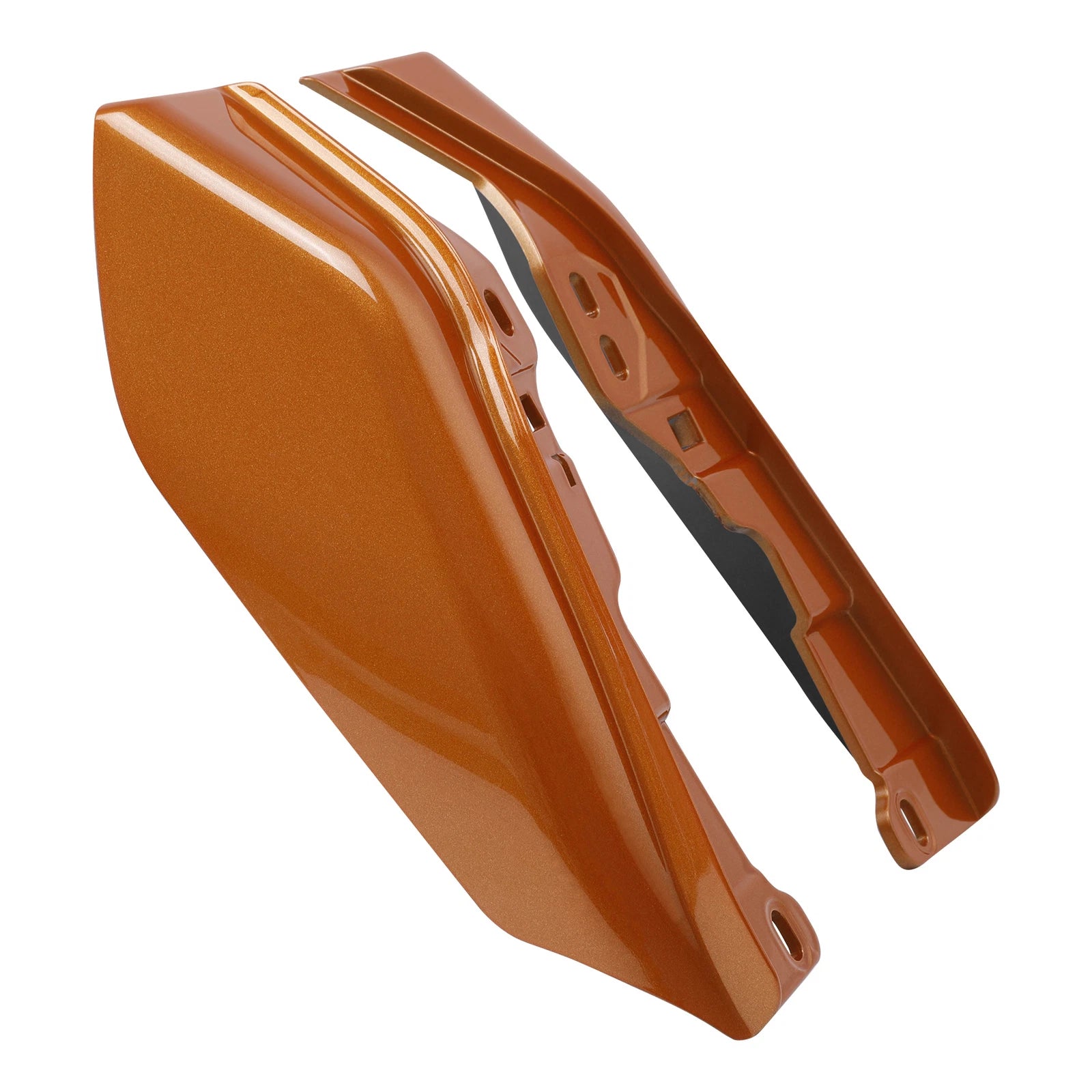Mid-Frame Air Deflectors for Harley Electra Glide (2009–2024) 18 Amber Whiskey