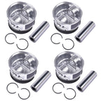 Set of 4 Pistons and Rings for Toyota 4Runner Tacoma T100 2.7L (1995–2004)