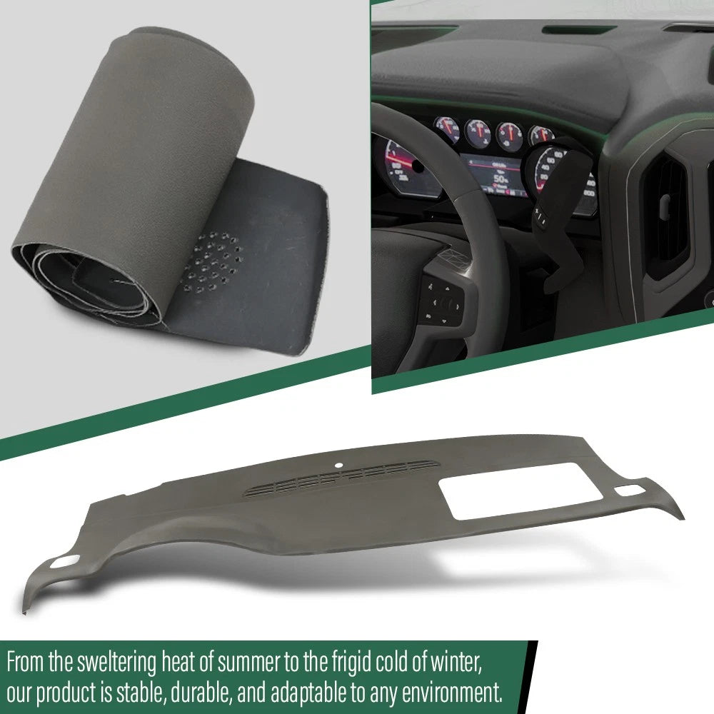 Dashboard Cover for Chevrolet Avalanche Suburban Tahoe Yukon (2007–2014) Gray