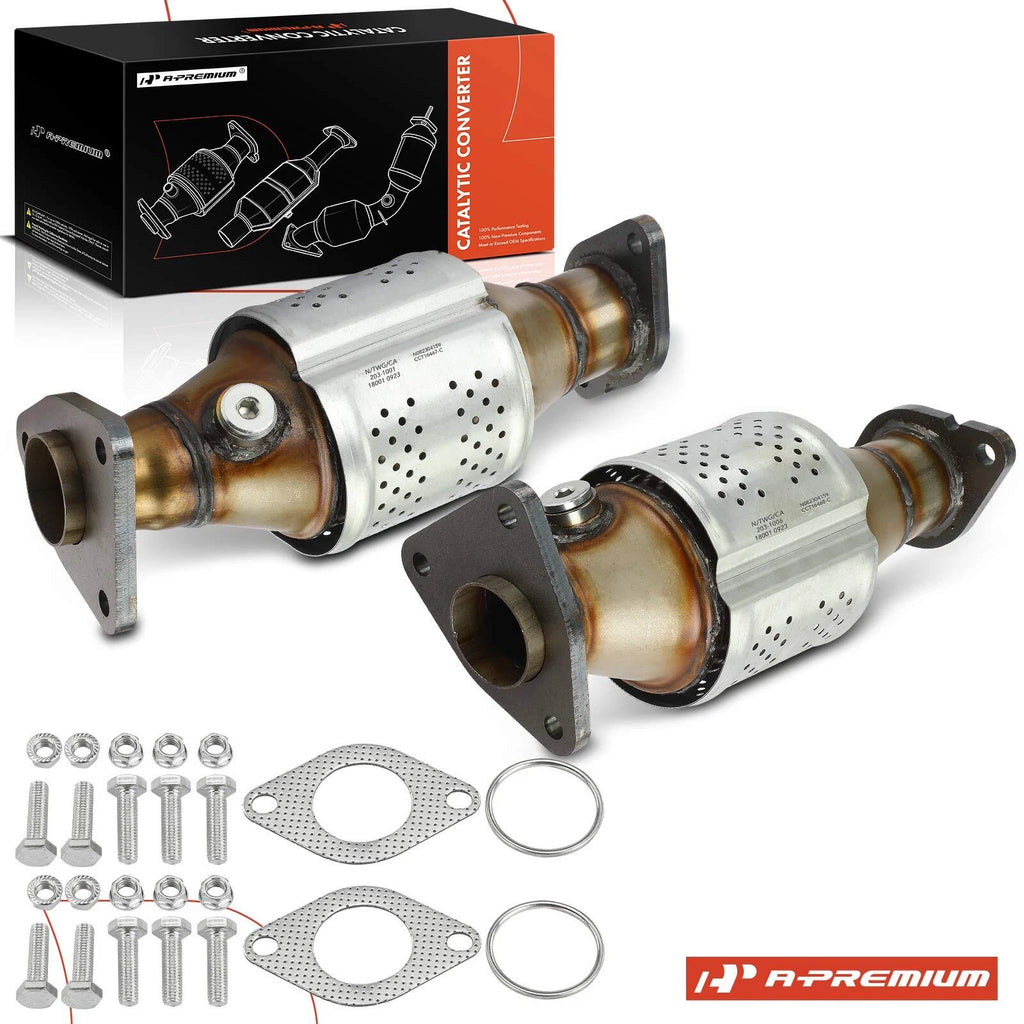 2X Front Catalytic Converter for Nissan Frontier NV1500 Xterra 