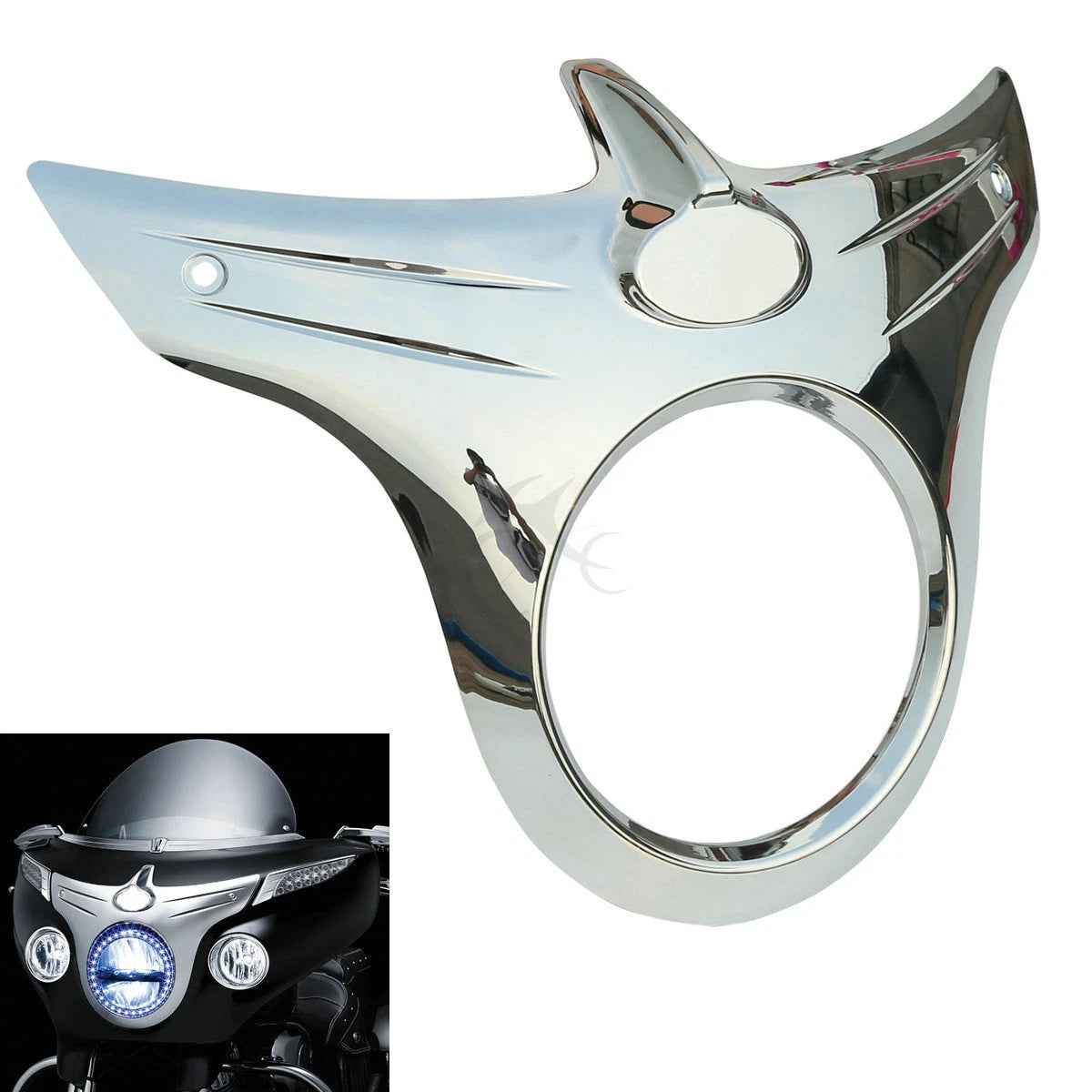 Headlight Bezel for Indian Chieftain (2014–2018), Dark Horse (2016–2018), Roadmaster (2015–2025)