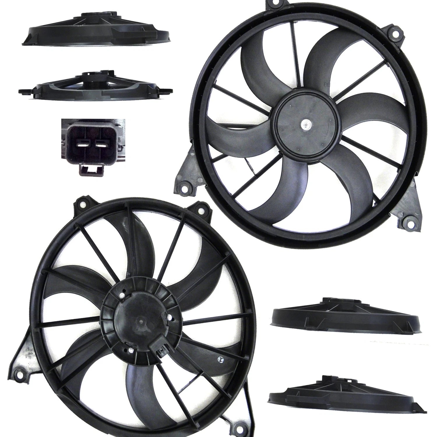 Radiator Fan Assembly Replacement for Dodge Journey (2009–2020)