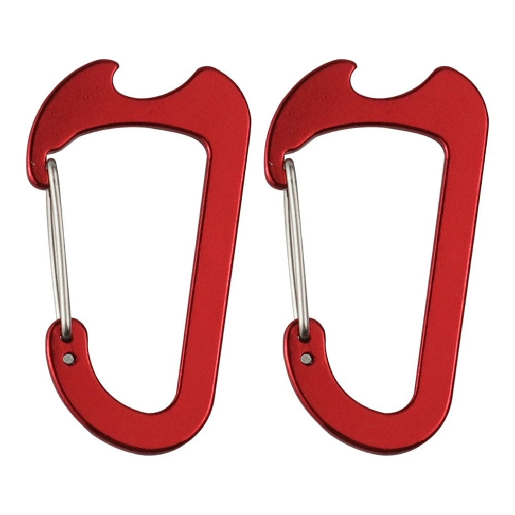 Aluminum Carabiner Clips for Backpacking and Climbing (Outdoor Use)
