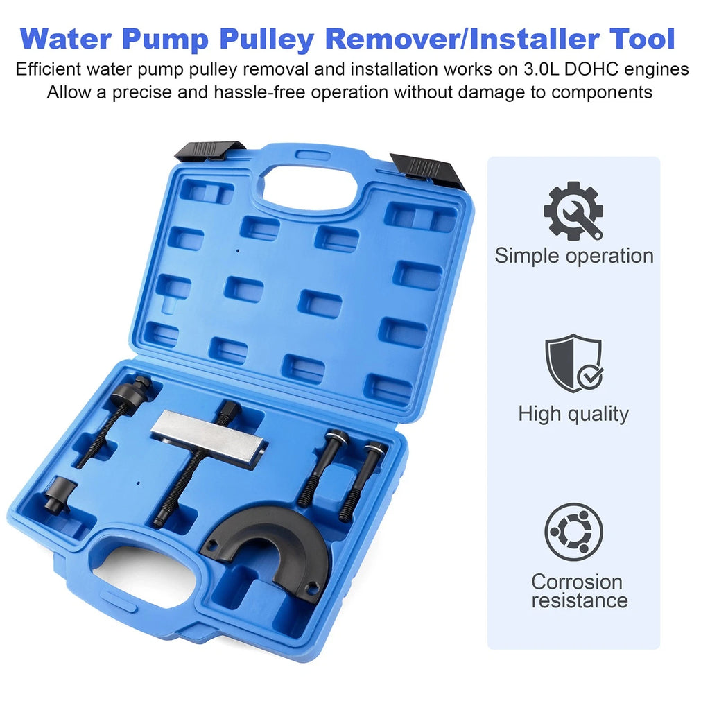 Water Pump Pulley Remover Installer Tool for Ford Fusion Escape (2006–2012) 8069 7483A