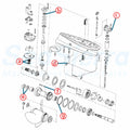 Lower Unit Seal Kit 18-2691 for Johnson Evinrude Outboard (N/A)