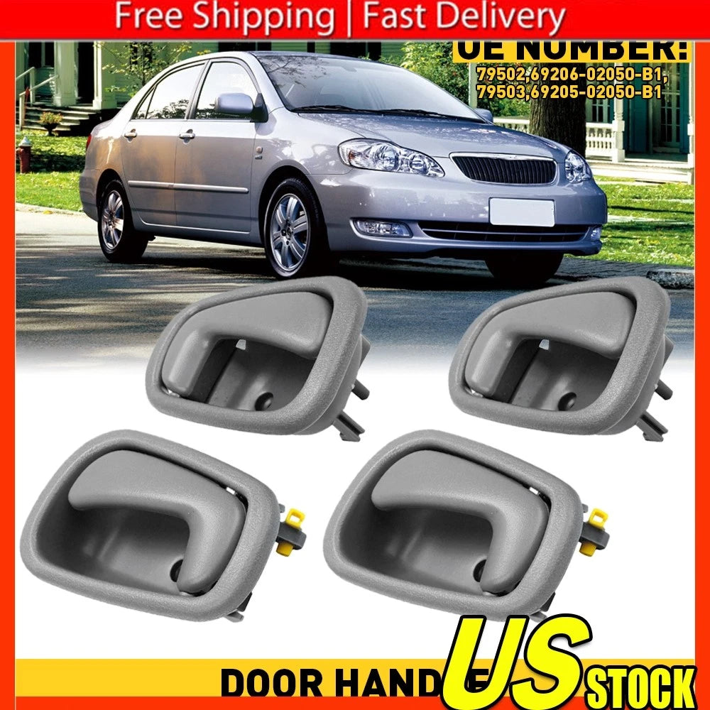 Set of 4 Door Handles for Toyota Corolla (1998â2002)
