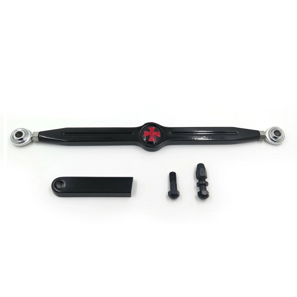 Black Maltese Cross Gear Shift Linkage for Harley Touring Fatboy Softail (2000–2023)