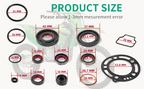 Complete Engine Gasket Seal Rebuild Kit for Kawasaki KX80 KX85 KX100 (1998–2005)