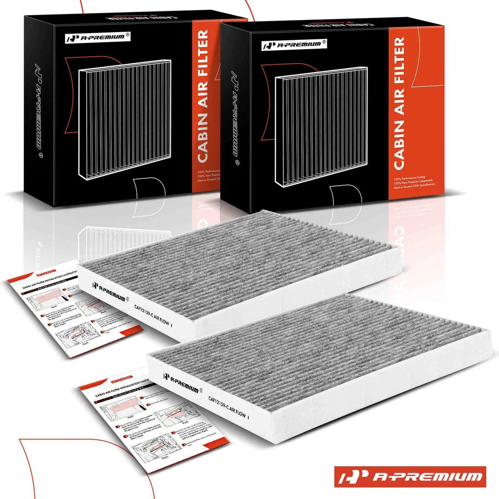 2X Activated Carbon Cabin Air Filter for Kia Optima Hyundai Sonata (2011–2020)