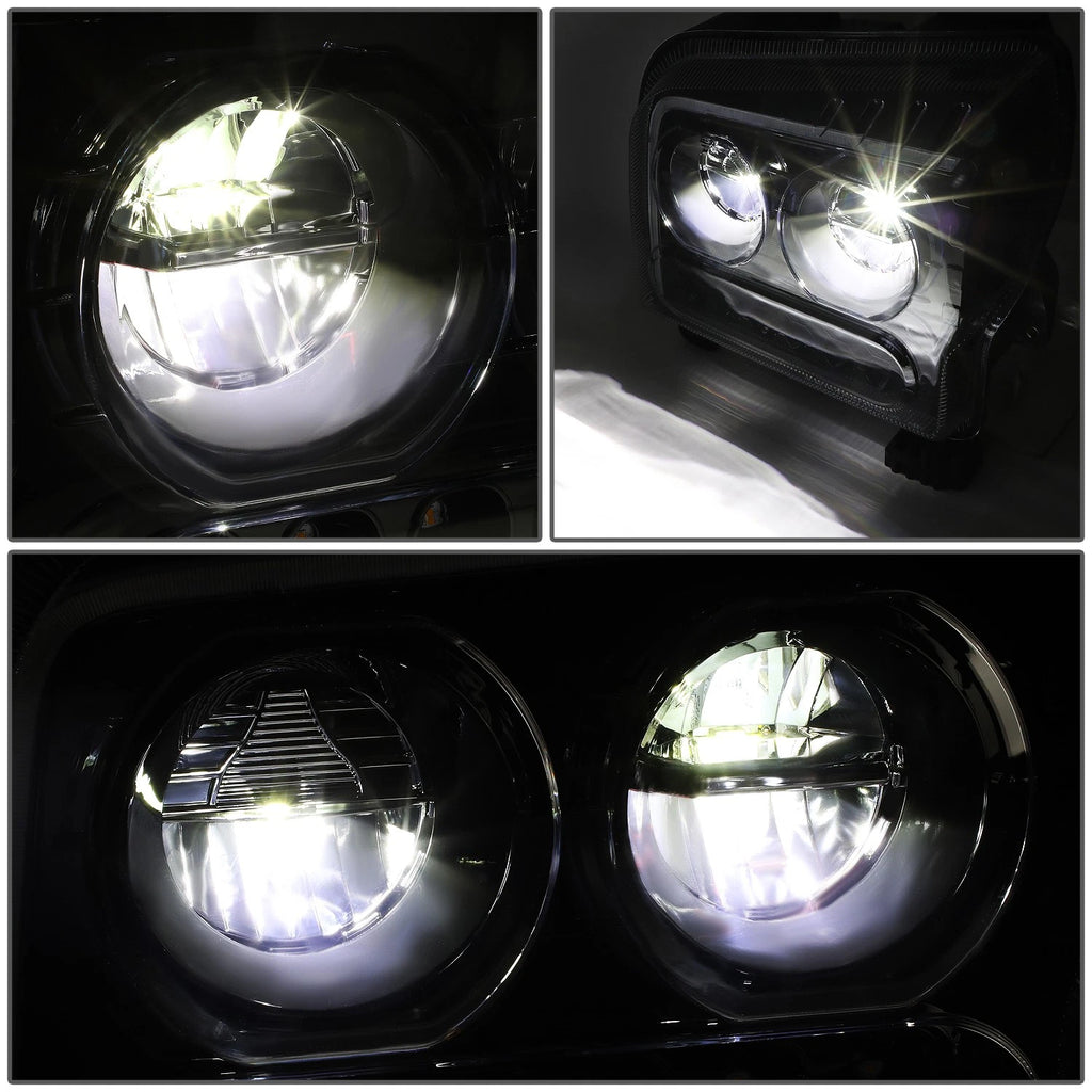 LED DRL Sequential Turn Signal Headlights for Kenworth W990 (2019–2022)