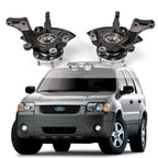 2X Front Left & Right Steering Knuckle & Wheel Hub Bearing Assembly for Ford Escape