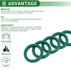 Set of 5 Oil Seal Rotary Shaft Seal 27x35x5mm High Pressure for Automotive