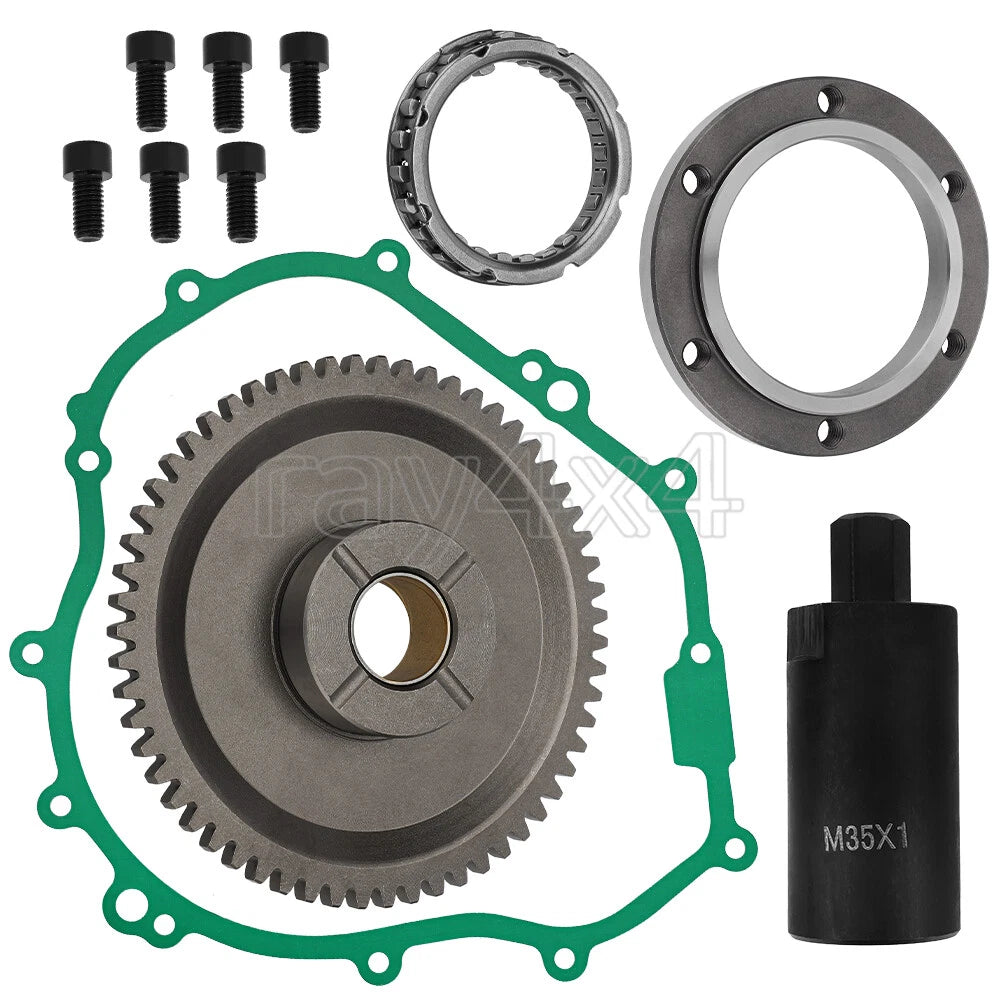 Flywheel Puller Starter Clutch Gear Gasket Kit for Yamaha YFM350 (2000–2006)