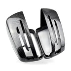 Carbon Fiber Hydrographic Rear View Mirror Cover for Mercedes W176 W246