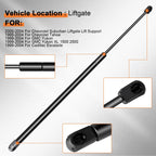 Set of 2 Tailgate & Rear Window Lift Supports for Chevrolet Suburban GMC Yukon