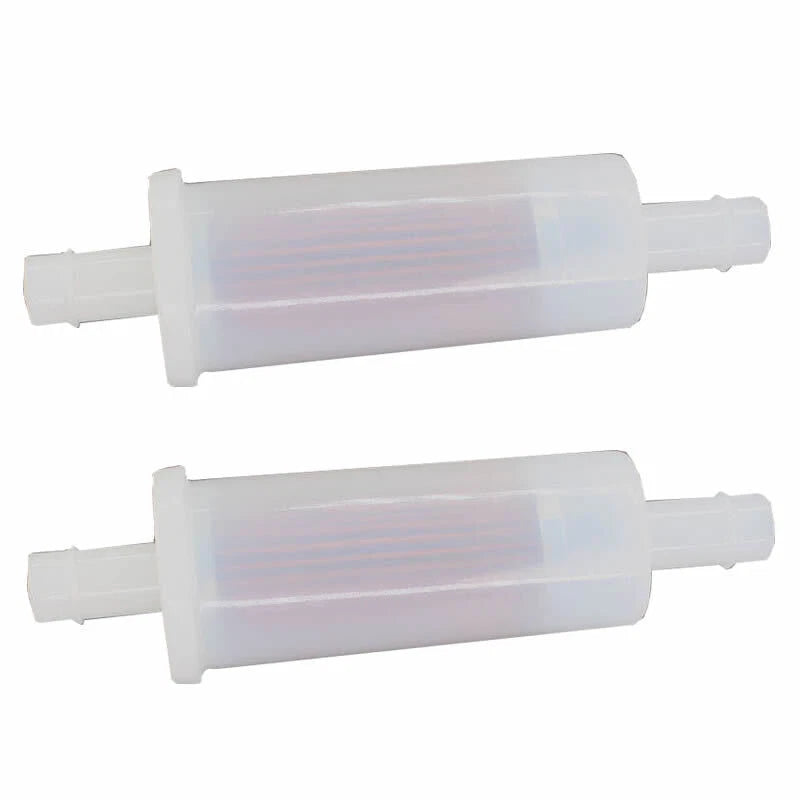 2Pcs Inline Gas Fuel Filter for Johnson Evinrude OMC Outboard (0398327)