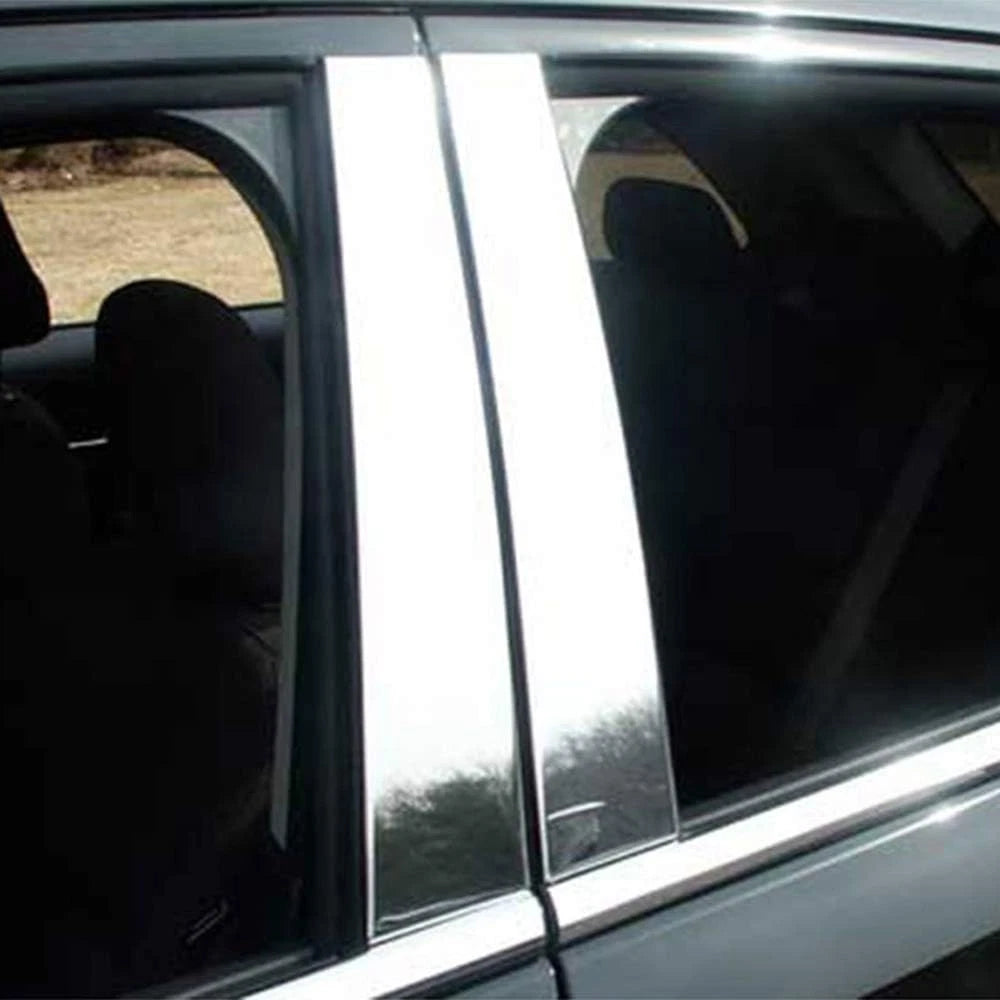 4pc Luxury FX Chrome Pillar Post Set for 2007–2014 Ford Edge