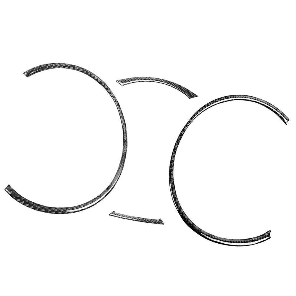 Carbon Fiber Instrument Panel Decal Cover Trim for Mitsubishi Lancer (2008–2015)