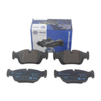 Set of 4 Hella Low-Metallic Front Brake Pads for BMW 318i 318is 318ti 323is 325is (1992–1999)