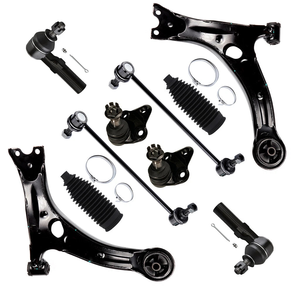 10x Front Lower Control Arm Tie Rod End for Toyota Corolla (2009–2013)