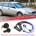 Set of 4 Spark Plug Wire Ignition Coil Cables No. 22454-AA140 for Subaru Forester 