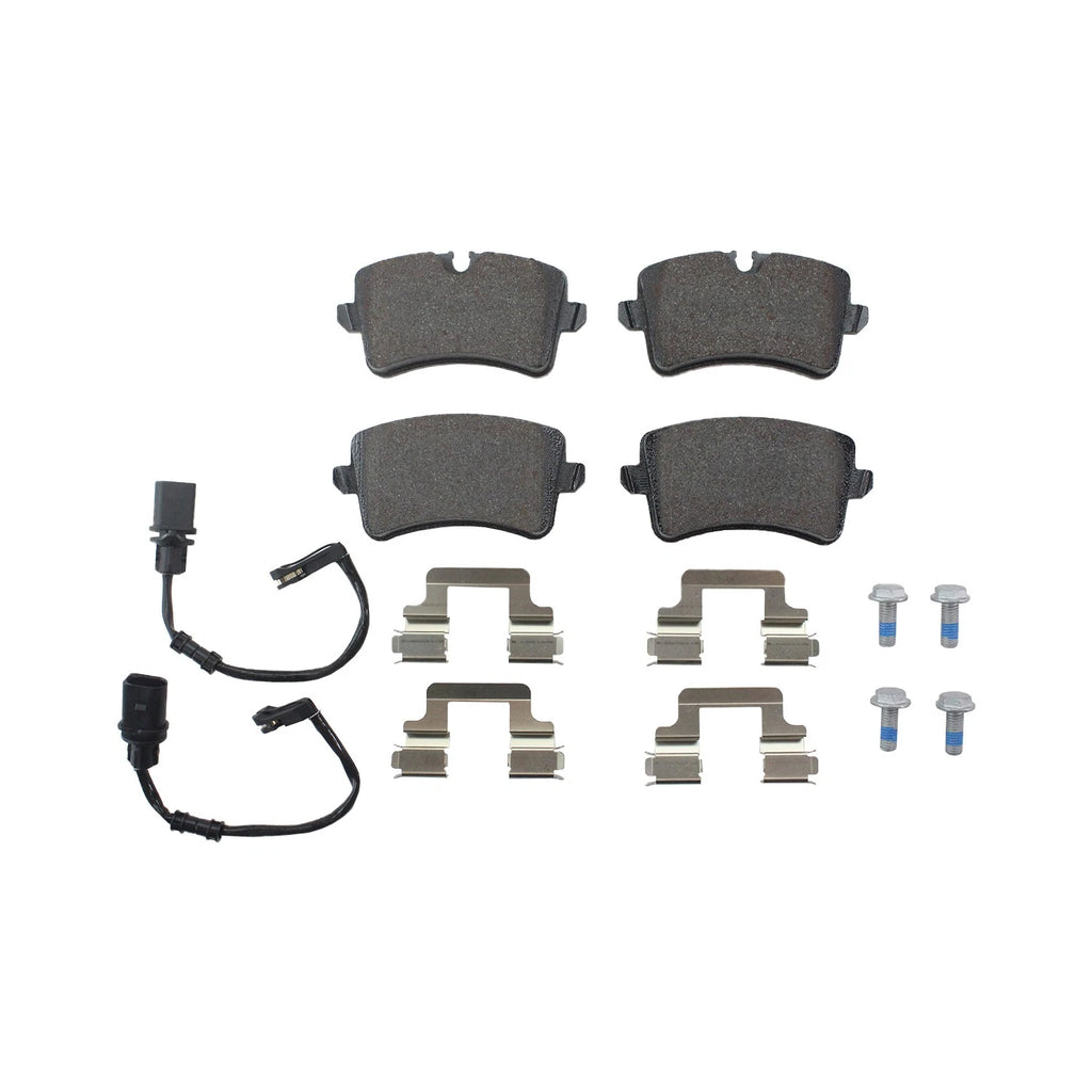 Set of 4 Hella Rear Low-Metallic Brake Pads for Audi A6 A7 Quattro RS7 S6 Porsche Macan (2012–2021)