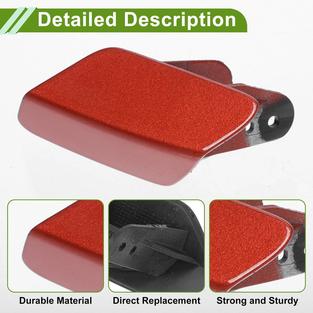 Front Left Washer Nozzle Cover Cap No. 51118067969 for BMW 320i (2013–2018) Red