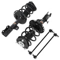 Front Strut w/ Coil Spring Assembly Sway Bars Kit For 2013-2018 Toyota RAV4 2.5L