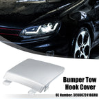 Bumper Tow Hook Cover for Volkswagen (Silver Tone)