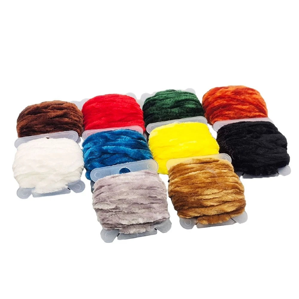 Rayon Chenille Material for Fly Tying (3mm, 5mm Width) - Vibrant Colors