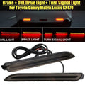 Smoked LED Rear Bumper Reflector Brake Stop Light for Toyota Camry