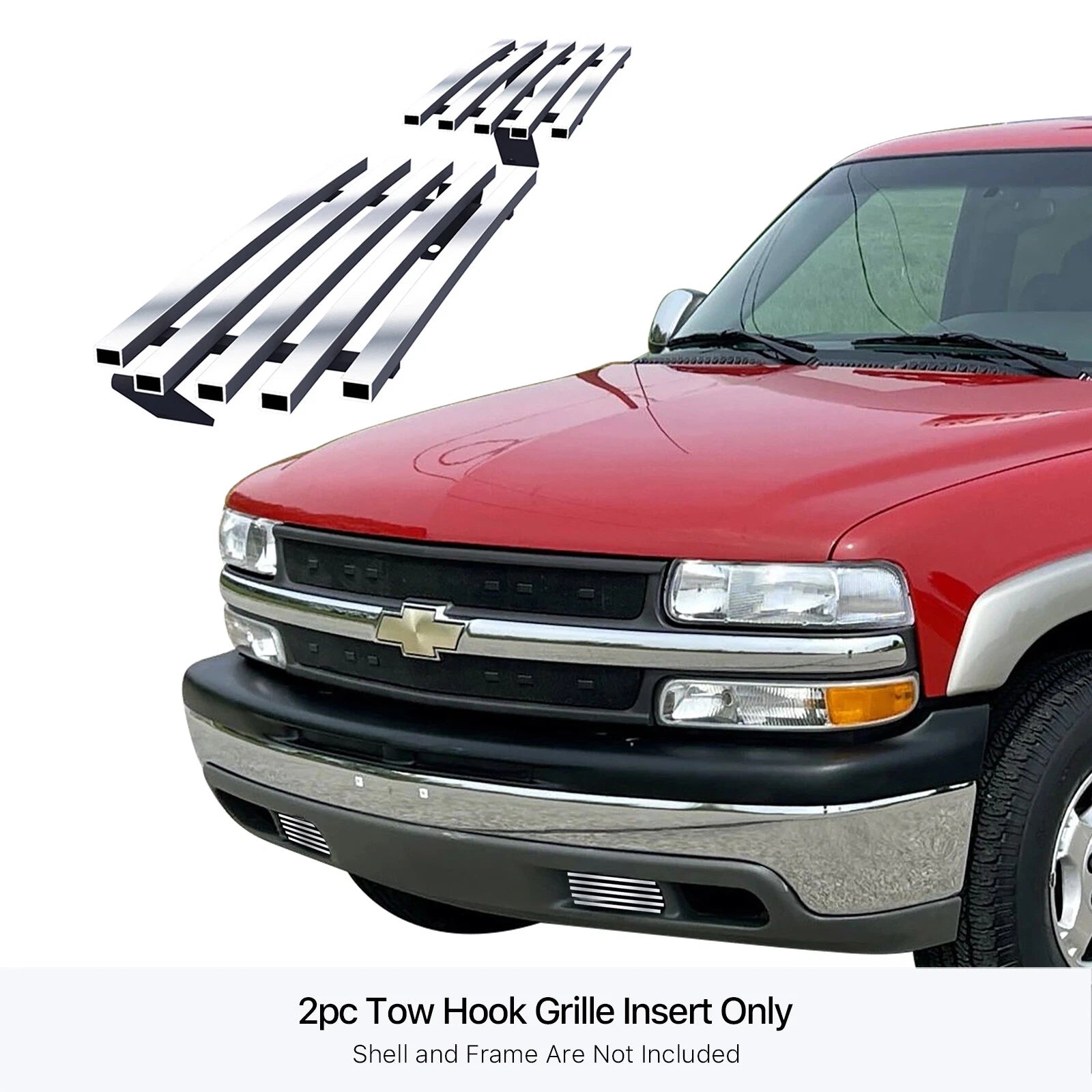 Stainless Chrome Billet Grille for Chevy Suburban Tahoe Z71 (2000–2006)