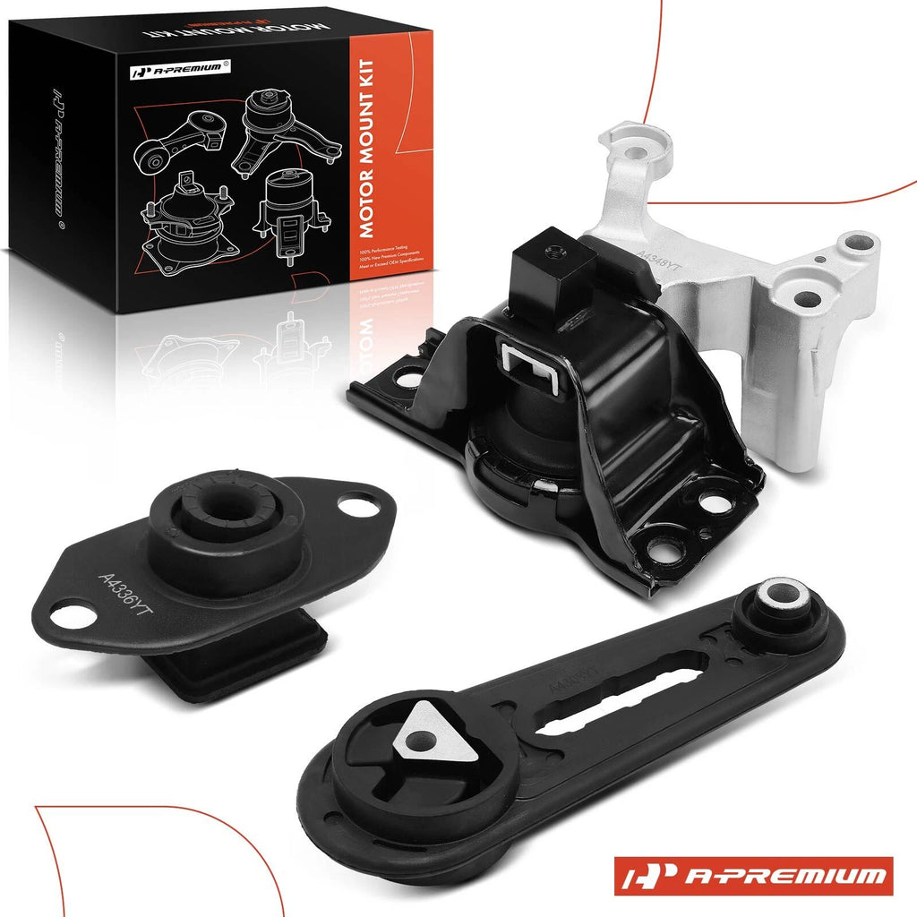 3X Engine Motor & Transmission Torque Strut Mount for Nissan Sentra (2007–2012)