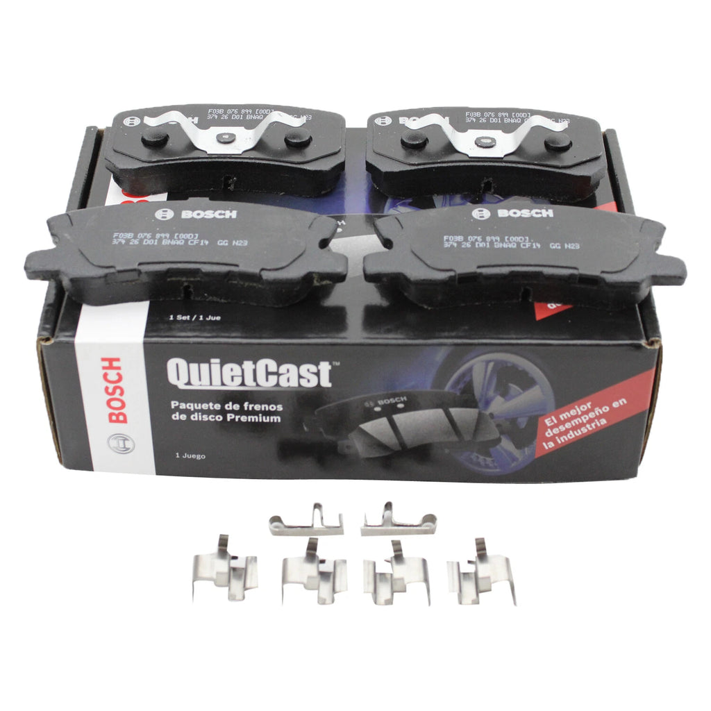 Set of 4 Bosch QuietCast Rear Ceramic Brake Pads for Chrysler Dodge Jeep Mitsubishi