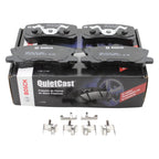 Set of 4 Bosch QuietCast Rear Ceramic Brake Pads for Chrysler Dodge Jeep Mitsubishi